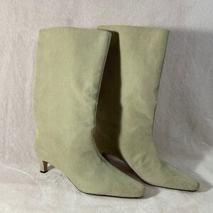 The Drop Women's Serena Midi Boot Classic Beige